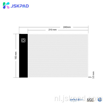 Jskpad a5 led tracing box kleine stijl